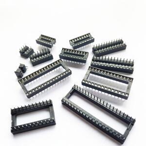 12 크기 8-40 핀 DIP IC 소켓 어댑터 솔더  커넥터 좁은 와이드 DIY 단일 칩 칩베이스 드롭