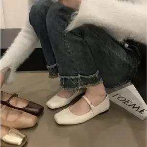 [룽스_62]데일리 구두 플랫 슈즈 메리제인 스퀘어 사각코