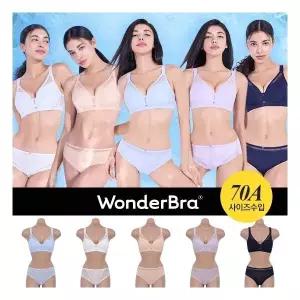 [원더브라]최신상 메가쿨링 와이어프리 브라팬티 5세트 601876Moony