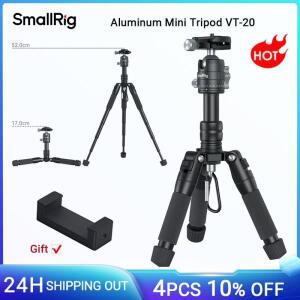 SmallRig DSLR 카메라 비디오 캠코더용 알루미늄 미니 삼각대 VT-20 360 ° 볼 헤드 최대 13lb 6kg -4289