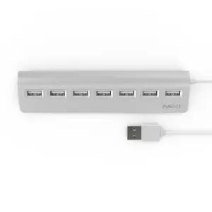 무전원 멀티 USB허브 7포트 무선랜 키보드 마우스 PC USB분배기 (W900C1C)