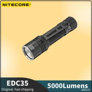 Nitecore EDC35 5000루멘 LED 손전등 NiteLab UHi 40 MAX USB-C 충전식 내장 6000mAh 배터리