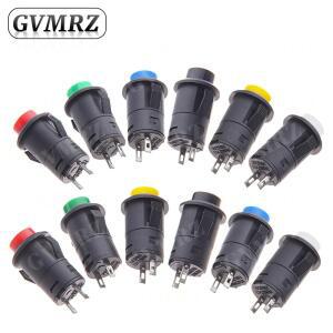 5피스 셀프 락/순간 푸시버튼 스위치 DS228 12mm OFF-ON 푸시 버튼 3A /125VAC 1.5A/250VAC 스냅온
