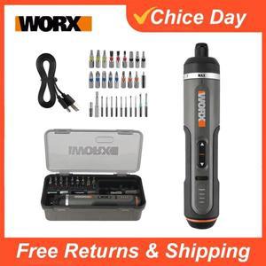 Worx 30비트 세트 전동 공구 WX242 드라이버 스마트 무선 드릴 USB 충전식 가정용 수리
