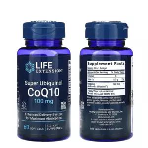 라이프익스텐션 슈퍼 유비퀴놀 코큐텐 CoQ10 100mg 60정 Ubiquinol