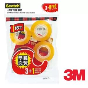 3M 스카치 다용도 테이프 583 3+1구성/학생/가정용/업소용/리필용/접착/테잎/학교/문구용/테프/문구/사무실