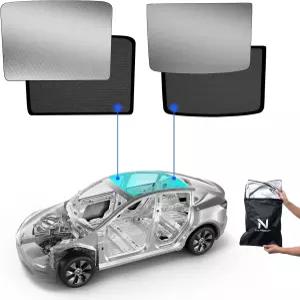 네스투어 폴더블 선스크린 창문 그늘막 액세서리 자외선/방열 필름 2종 세트 포함 Tesla Model Y
