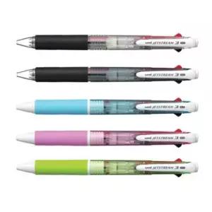 멀티볼펜 제트스트림 3색 유성 볼펜 10자루 SXE3-400 0.7mm