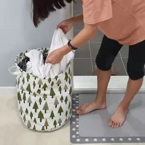 린넨 장난감정리함 패브릭 바스켓 소나무