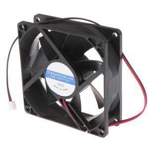 DC 브러시리스 컴퓨터 케이스 냉각 팬 8025, 12V 2 핀, 80x80x25mm, 8cm,