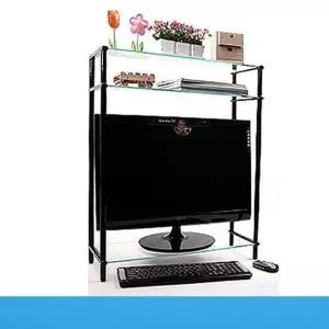 모니터 받침대 스탠드 3단 620mmx210mm 블랙 투명유-WD5A17E