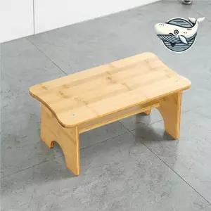 대나무 원목 발받침대 편안한 지압 발받침 수면 발받침대 지압받침대 책상발받침대