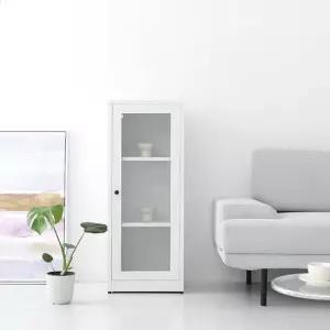 북유럽 유리 수납장 철제 캐비넷 거실 수납장 선반장 철제선반 거실장 거실수납장 선반장