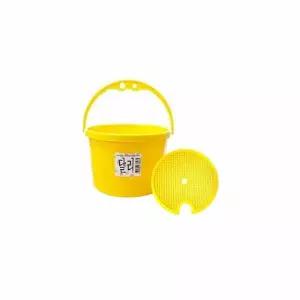 달리 수채화 물통 일반 노랑색 1칸 175x175x118mm 1.5L (60개입)