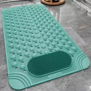 세족 욕실 방지 다기능 매트 풋브러시 그린 지압 발지압 지압판 바닥 발판 각질제거