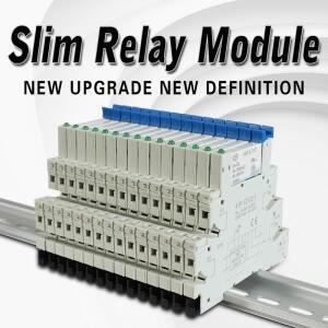 Din 레일 슬림 릴레이 모듈, 통합 PCB 마운트 전원 거치대, 12V 24V ACDC 소켓, 6.2mm, 41F-1Z-C2-1, 5PCs,