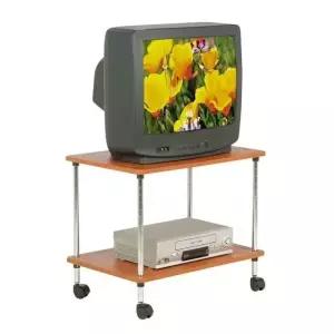 고품질 TV대 체리 2단 TV선반 텔레비전 다이 테이블 거실장 (W003017)