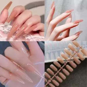 네일아트 말랑말캉 투명 Nude팁 240p포장 4종 각8칼라 말캉팁 (W98340F)