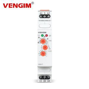 다기능 시간 릴레이 220v 24v 12v AC DC 타이머 켜기 끄기 지연 모듈형 스위치Din 레일 포함