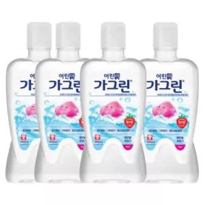 x 4개 가글 딸기맛 380ml 아동 어린이가그린