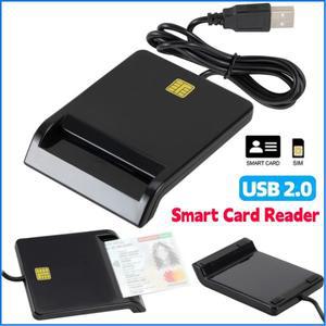 다기능 휴대용 USB 2.0 스마트 호환 카드 리더기 DNIE ATM CAC IC ID 은행 SIM 저렴하고  사용