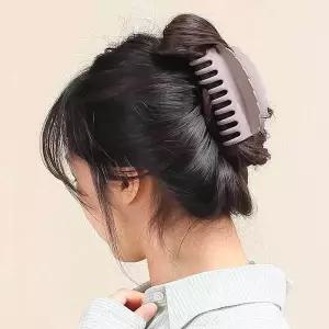 반머리집게핀 핑크 핀 집게 헤어 올림 머리