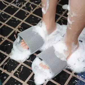 실리콘 발브러쉬 샤워 발마사지 미끄럼방지 풋케어