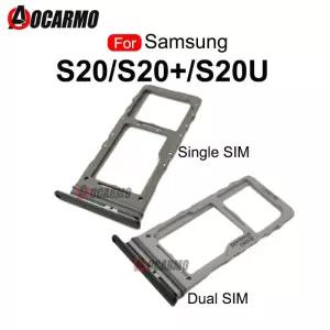 유심트레이 유심 보관 케이스 삼성 갤럭시 S20 Plus S20U 울트라 싱글 듀얼 SIM 카드 Sim 트레이 슬롯 홀더