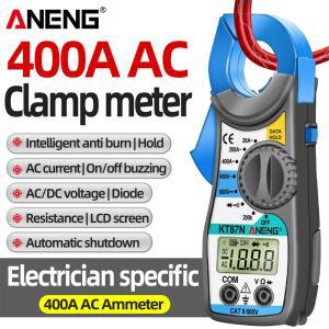 클램프 미터 미니 소형 디지털 KT87N ANENG 1999 카운트 AC/DC 전압 멀티미터 산업용 DIY 앰프 전기 기술자
