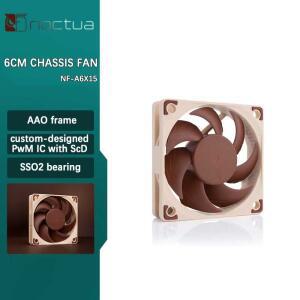 Noctua NF-A6X15 저소음 냉각팬  60x60x15mm/SSO2 베어링/재질 유리섬유 강화 PBT/고성능