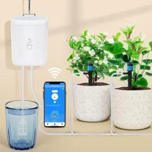 정원용 스마트 자동 드립 관개 키트 화분용 식물 급수 장치 실내/외용 그린비전 2.4GHz WiFi 스프링클러