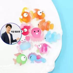 쌍문상회 지금 필요한 수조 어항 꾸미기 캐릭터 피규어 물고기 구피 키우기