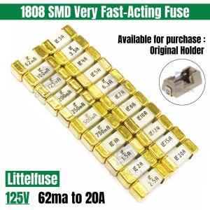 10PCS 1808 SMD 고속 블로우 골드 사각형 퓨즈 125V LF 80ma 1A 1.25A 2A 3A 3.15A 4A 5A 6.3A 7A 8A