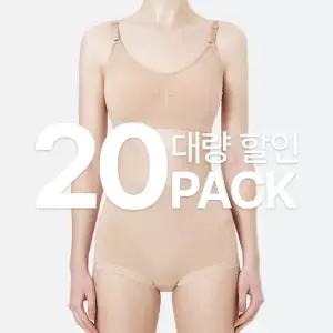 갓바디 모달 심리스 서포트 팬티 (20PACK)