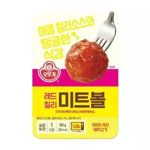 [오뚜기] 레드칠리 미트볼(렌지) 180g 12개[35952687]