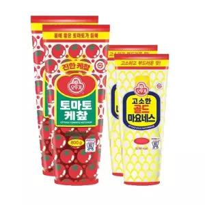 [오뚜기] 토마토 케찹 800g x 2개 + 골드 마요네즈 500g x 2개[35952696]