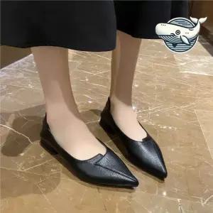 여성 스틸레토 블로퍼 3cm 편안한 플랫구두 여성펌프스힐 여성하이힐 여성로우힐