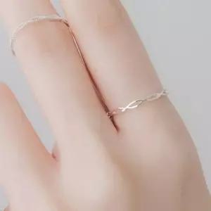 (실버) 리나 슬림 반지 실버반지 은반지 심플반지 라인반지