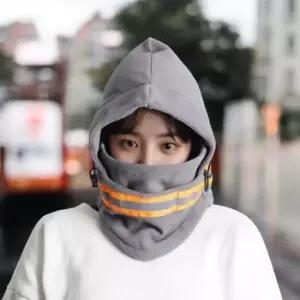 안전 반사띠 넥워머 바라클라바(그레이) 후드넥워머