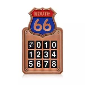 카렉스 루트66 메탈주차알림판 / 전화번호 주차번호