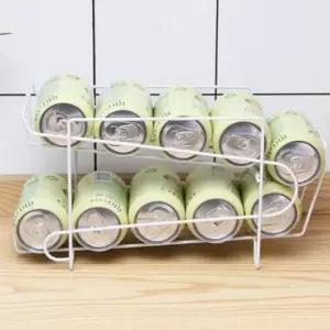 캔 거치대 트레이 자동 정리 냉장고 음료수 맥주 캔거치대 캔보관함 캔보관 냉장고트레이