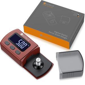 네오텍 디지털 턴테이블 스타일러스 포스 스케일 게이지 0.01g / 5.00g 톤암 포노 카트리지-레드용 블랙 LCD 백라이트