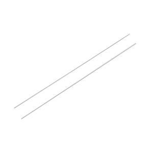 uxcell 2pcs 0.1mm 0.2mm 직경 텅스텐 카바이드 핀 게이지 W 보관함