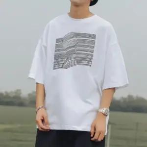 남자 티셔츠 반팔티 오버핏 5부반팔티 데일리룩 면티 머슬핏 반팔티셔츠 (W9D05F2)