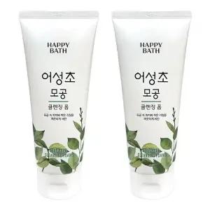 고품질 해피바스 어성초 모공 클렌징폼 200ml 2개 저자극 (WB6D21D)