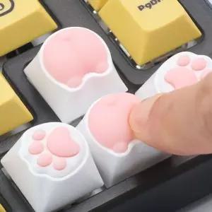 고양이발바닥 키캡 1P 포인트 커스텀 기계식키보드 예쁜키캡 귀여운키캡 (WD729FF)