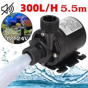 800L/H 워터 펌프 미니 브러시리스 모터 방수 DC12V 24V 정원 휴대용 5.5M 냉각 시스템 분수 히터용