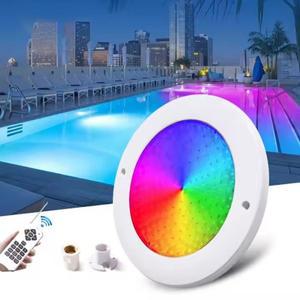원격 제어 12V 6/9/18/25/35W RGB LED 수영장 빛 IP68 야외 수중 램프 연못 PiscINA 호환 Luz 스포트라이트