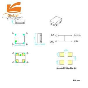 Ws2812b 5v 5050 3528 4020 1204 0807 미니 GBL 램프 어드레서블 LED 스트립 RGB 다이오드 브리지 디지털