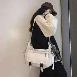 캐주얼가방 남녀공용 가벼운 학생 캔버스 크로스백 메신저백